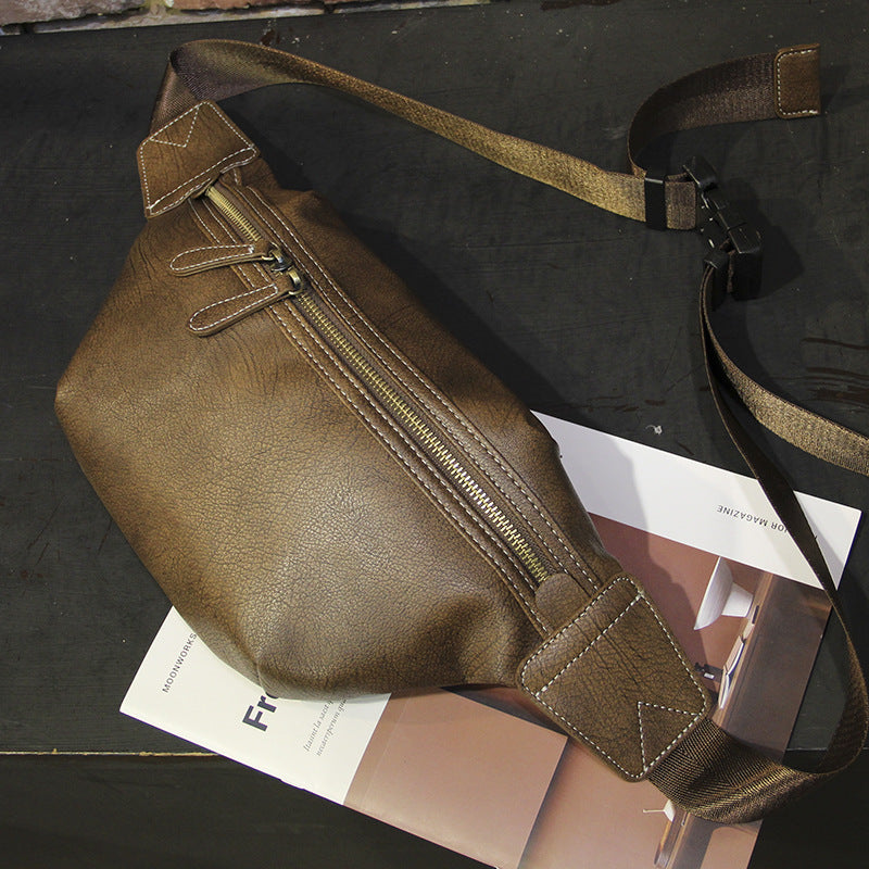Men's Trendy Korean Fashion Large Capacity Men's Chest Bag