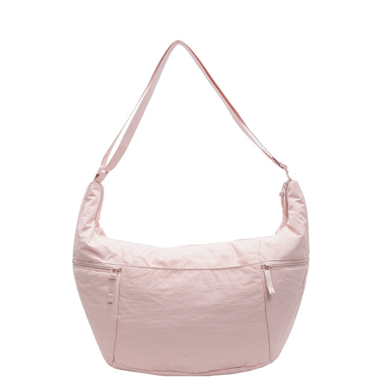 Women's Dumpling Large Capacity Croissant Commuter Nylon Women's Messenger Bag