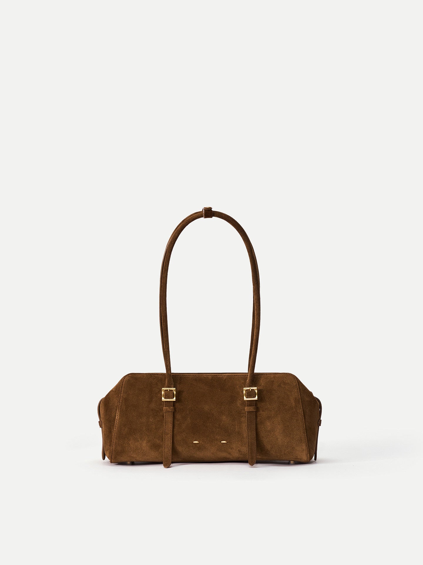 Boston Long Oil Calfskin Underarm Medium Women's Shoulder Bag