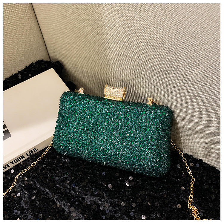 Women's Banquet Hot Drilling Luxury Rhinestone Clutch Dinner Bag