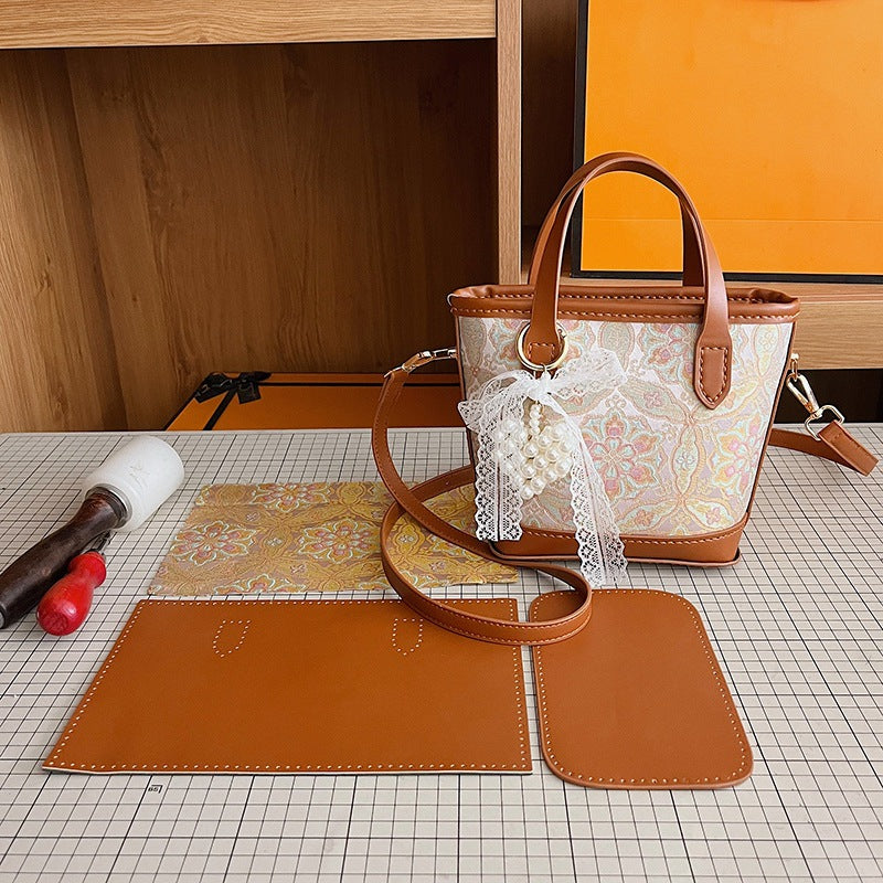 Women's Chinese Style Cloth Commuter Portable Material Women's Shoulder Bag
