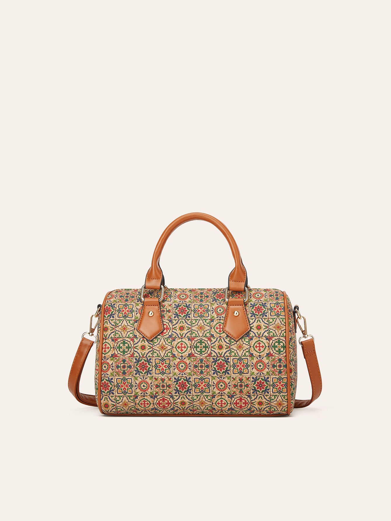 Women's Vintage Soft Wood Grain Printing Ethnic Bags