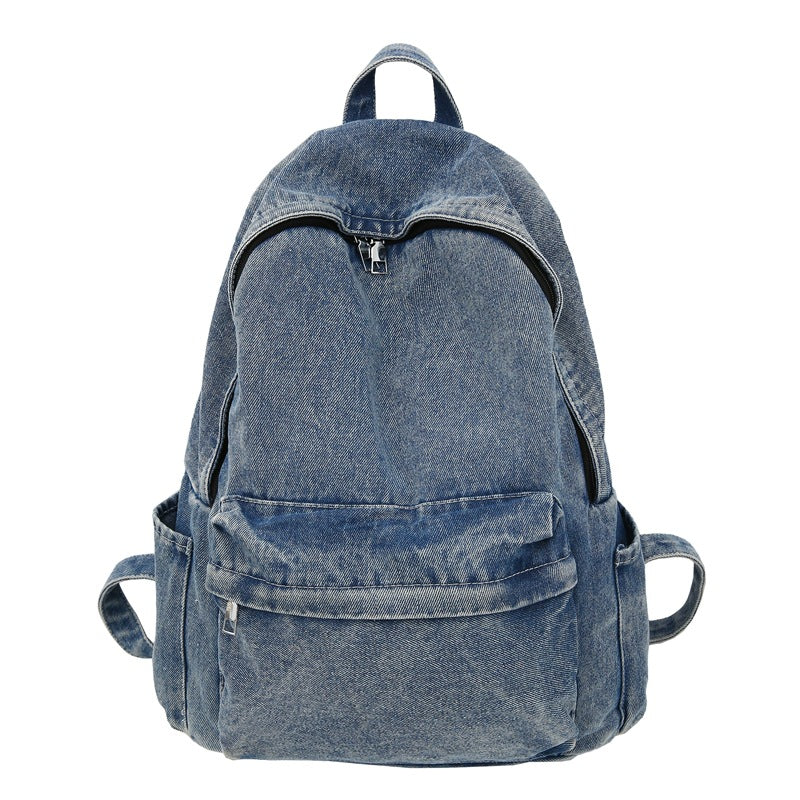 Denim Female Spring Large Capacity Versatile Lightweight Backpacks