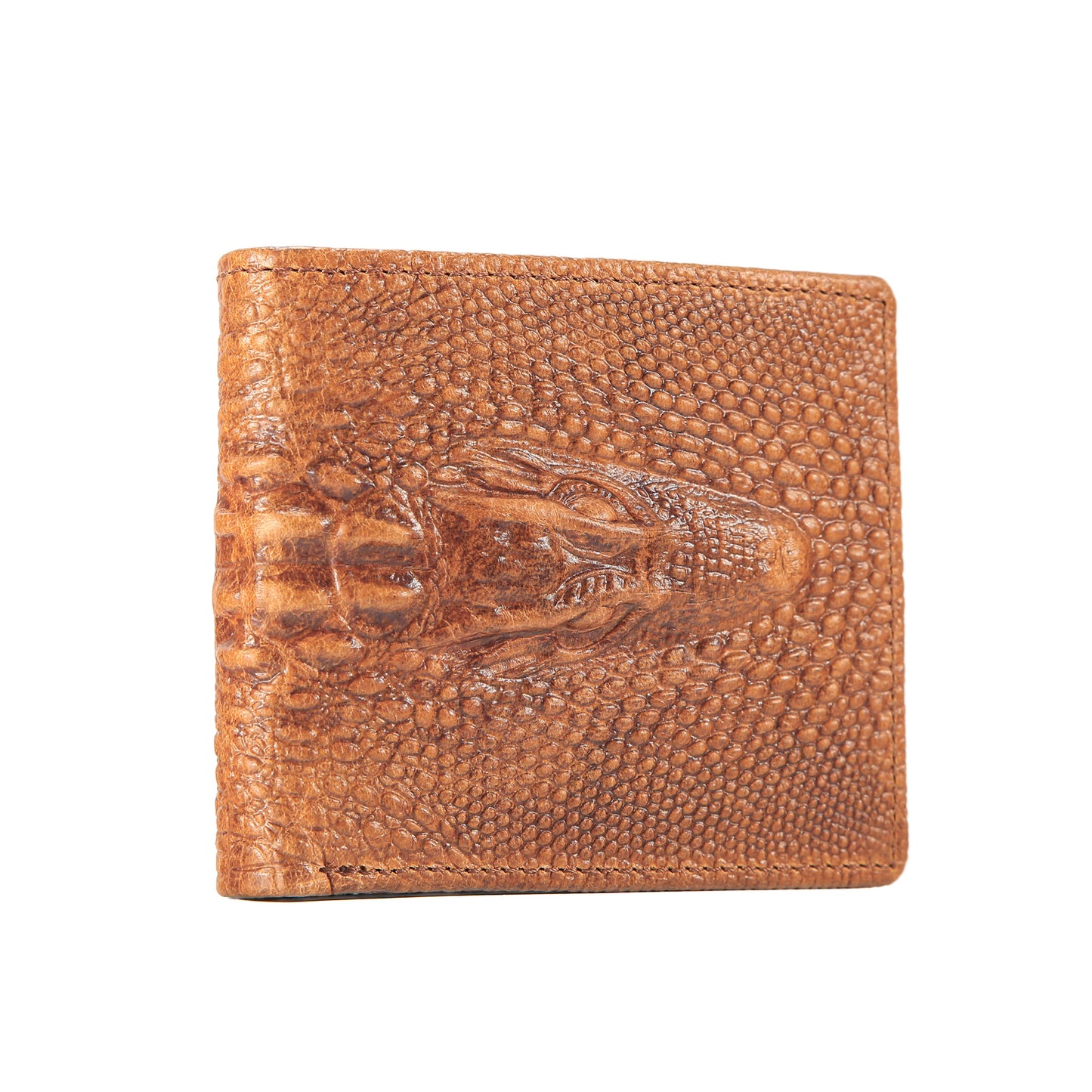 Men's Cowhide Creative Vintage Genuine Leather Business Large Coin Purses
