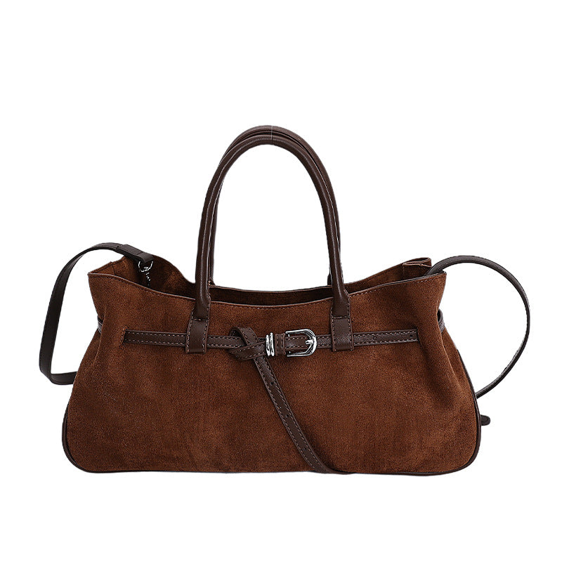 Retro Fashion High-grade Frosted Portable Underarm Women's Messenger Bag