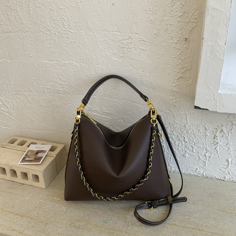 Everyday Fashionable Large Capacity Retro Affordable Luxury Leisure Commute Women's Messenger Bag