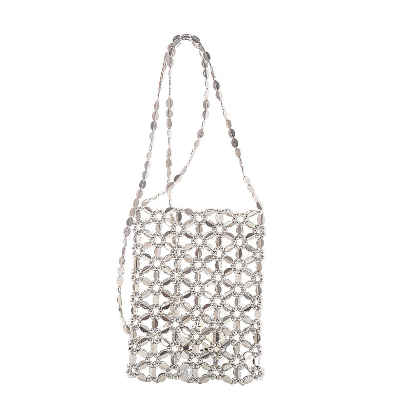 Women's Mini Pearl Pouch Design Hand-woven Beads Bags