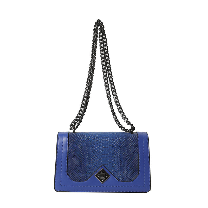 Women's Red Simple Fashion Snakeskin Pattern Single Women's Shoulder Bag