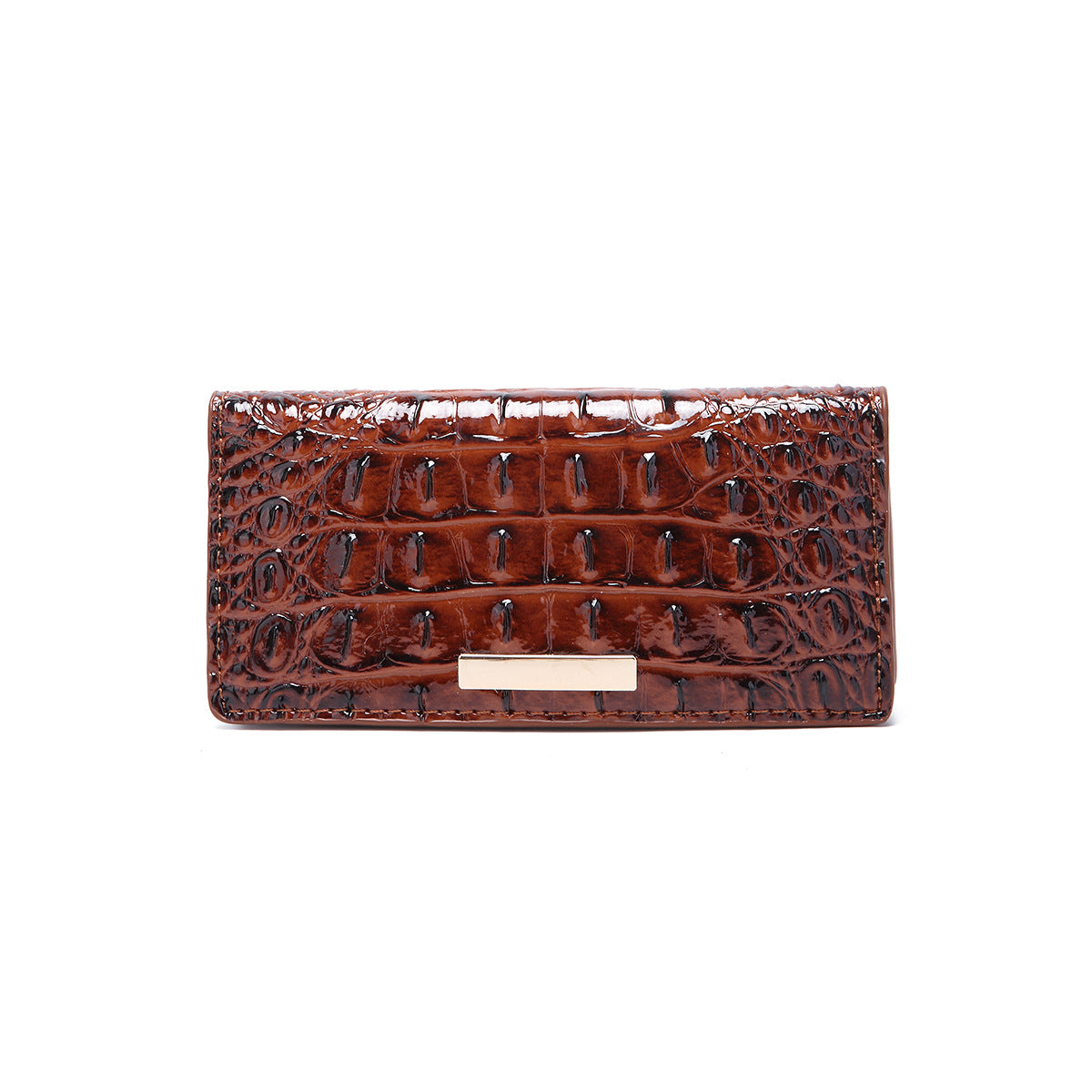 Women's Fashion Retro Crocodile Pattern Brahmin Women's Clutch