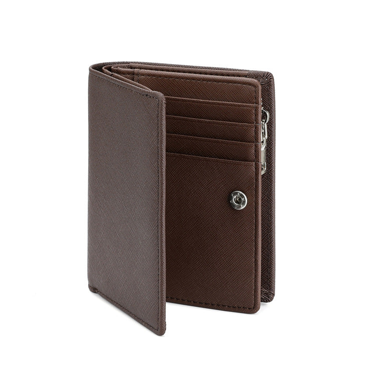 Women's Short Multiple Slots Fashion Vertical Mini Purses