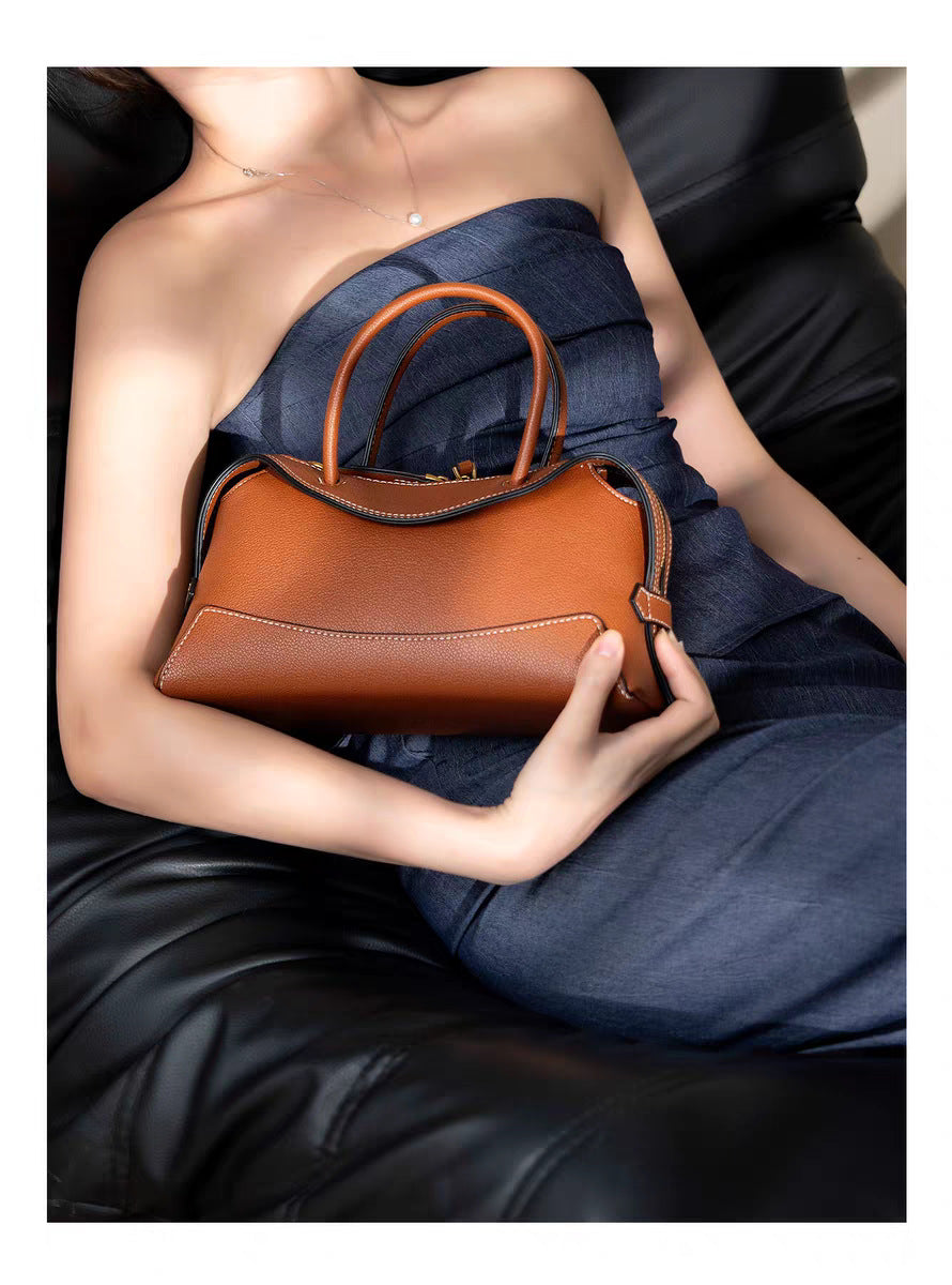 Women's Simple Fashion Portable Bowling Commuter Pillow Bags