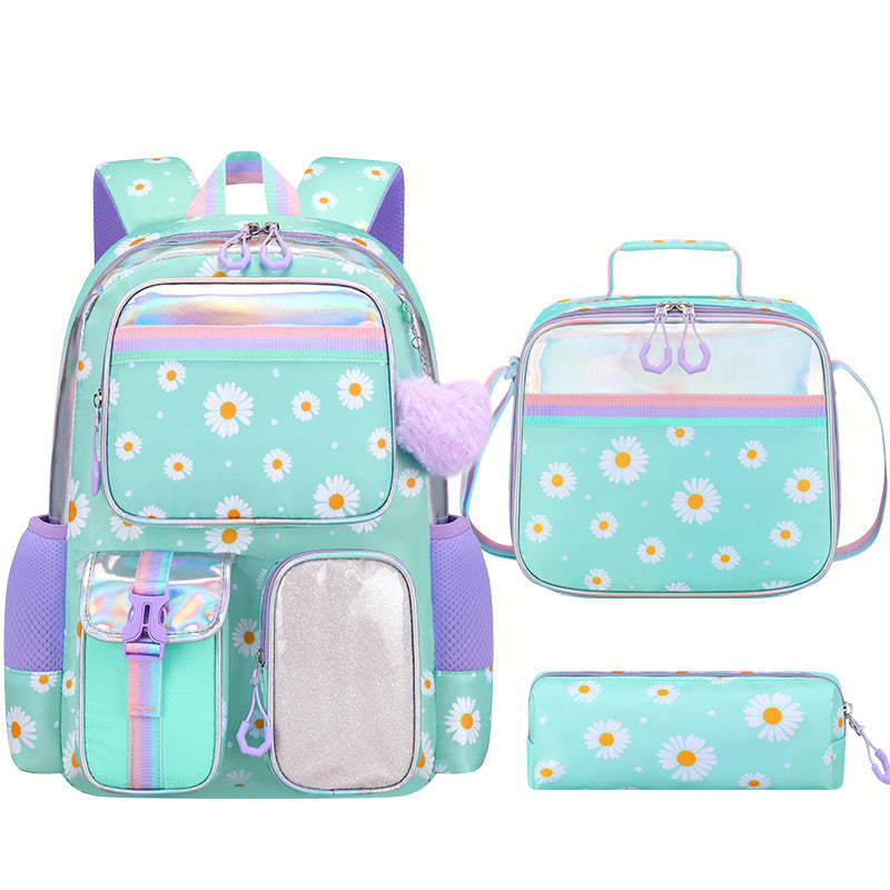Printed Waterproof Little Daisy Cute For Primary School Bag