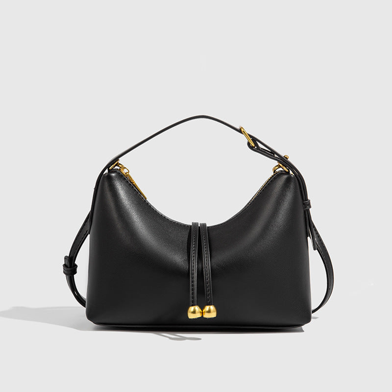 Women's Z Soft Leather Versatile Fashion Commuter Underarm Women's Messenger Bag