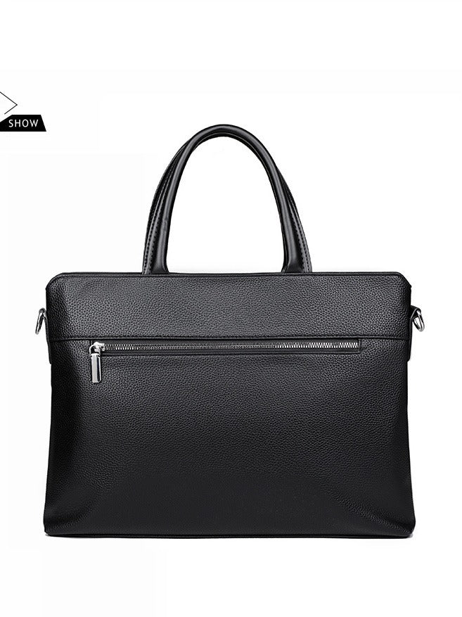Men's Kangaroo High-grade Portable Leather Business Conference Men's Briefcase