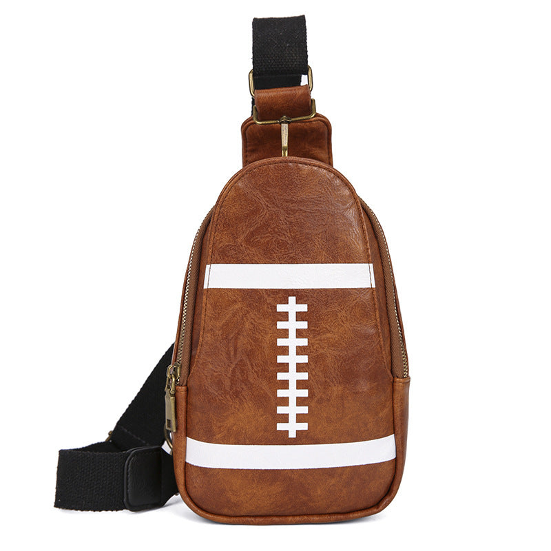 Women's High-grade Leather Printing Fashion Niche Women's Chest Bag, Fanny Pack