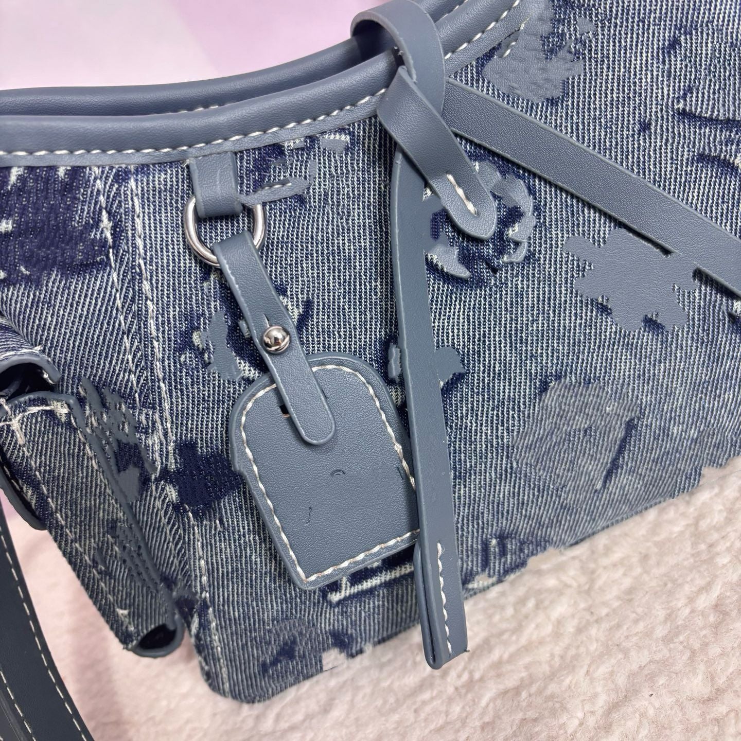 Women's Denim Large Capacity Commuting Fashion Underarm Women's Messenger Bag