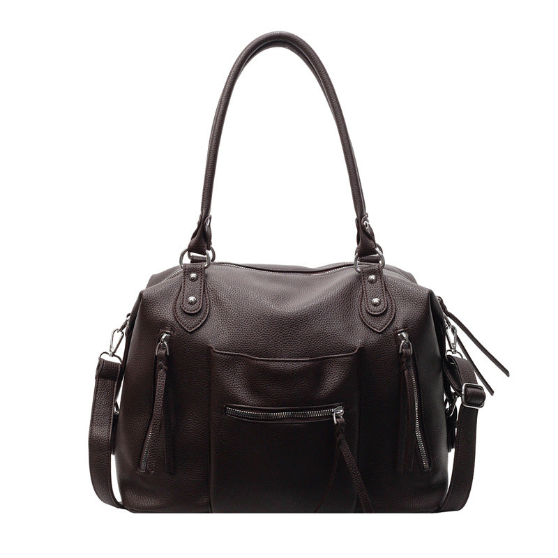 Women's Large Capacity Retro Commuting Fashion Portable Women's Shoulder Bag