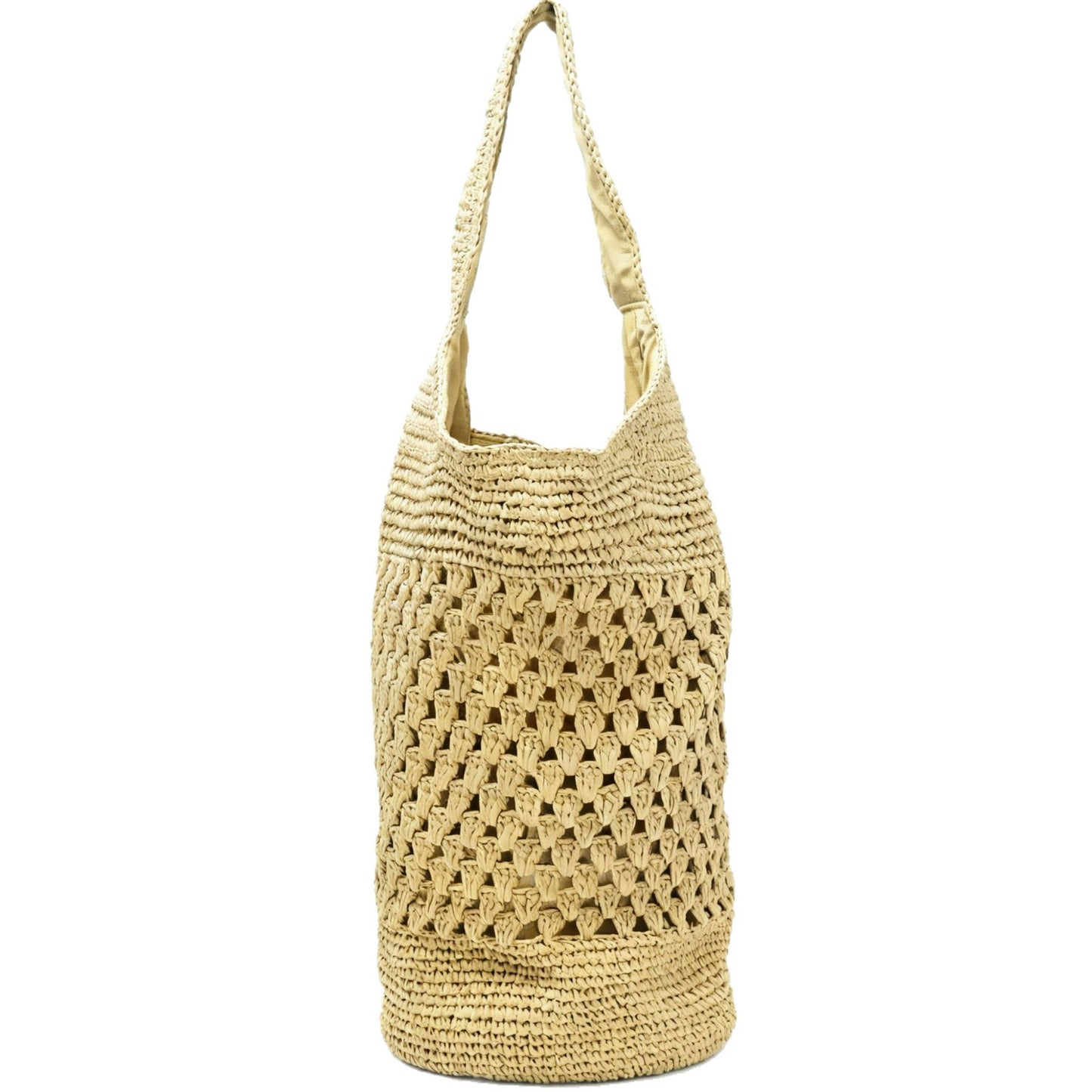 Straw Vacation Beach Handmade Hollow Idle Style Large Tote Bag