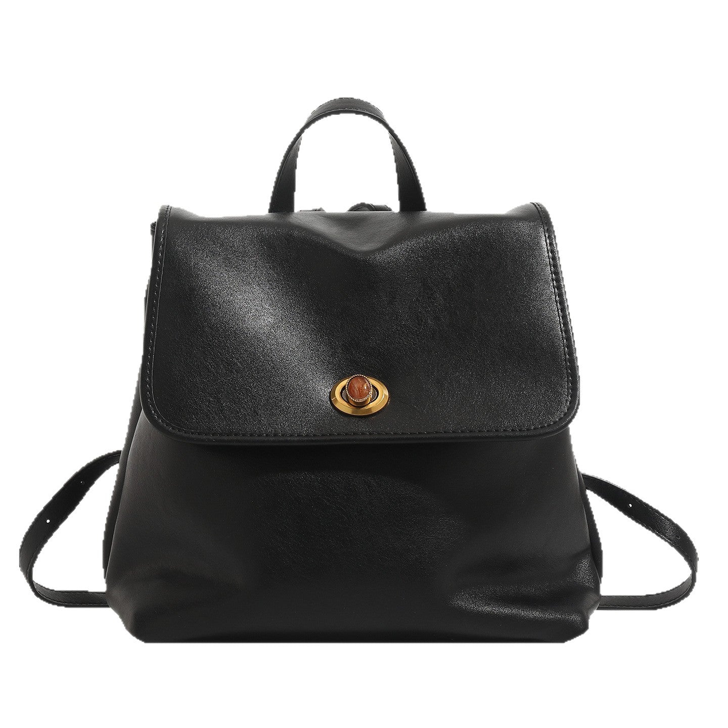 Women's Single Preppy Style Fashion Spring Advanced Retro Leisure Backpack