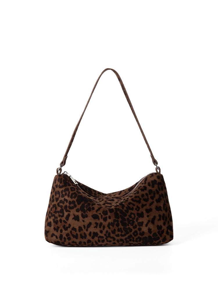 Women's Niche Retro Suede Underarm Matte Simple Fashion Women's Shoulder Bag
