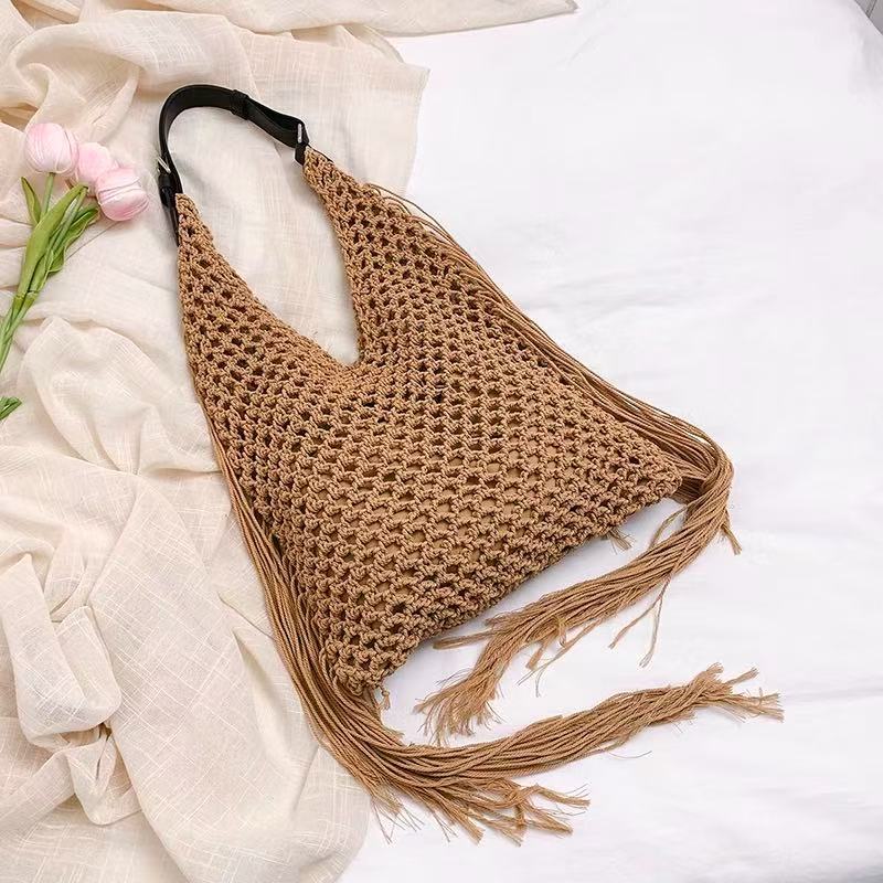 Women's Hand-woven Trend Stylish Beach Holiday Large Capacity Women's Shoulder Bag
