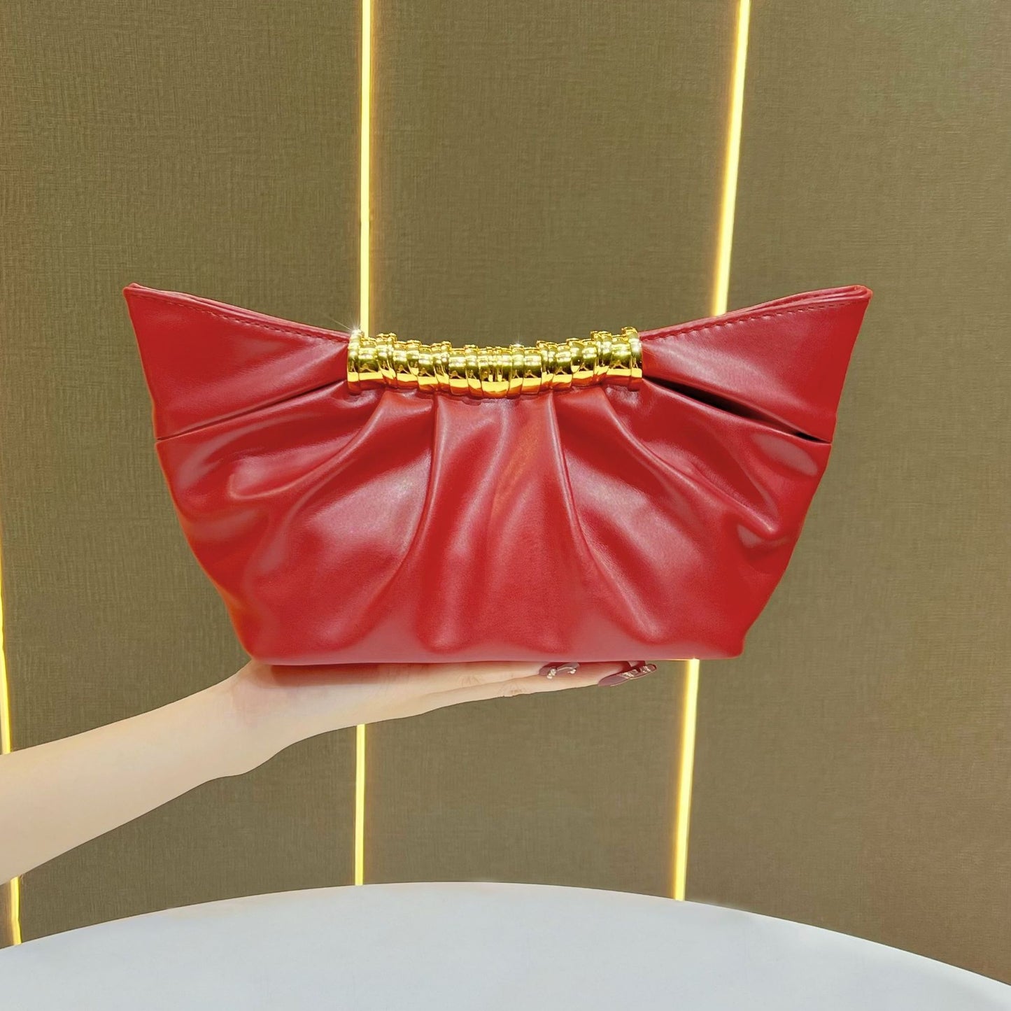 Durable Clutch Simple Classy Pearl Banquet Dinner Bag