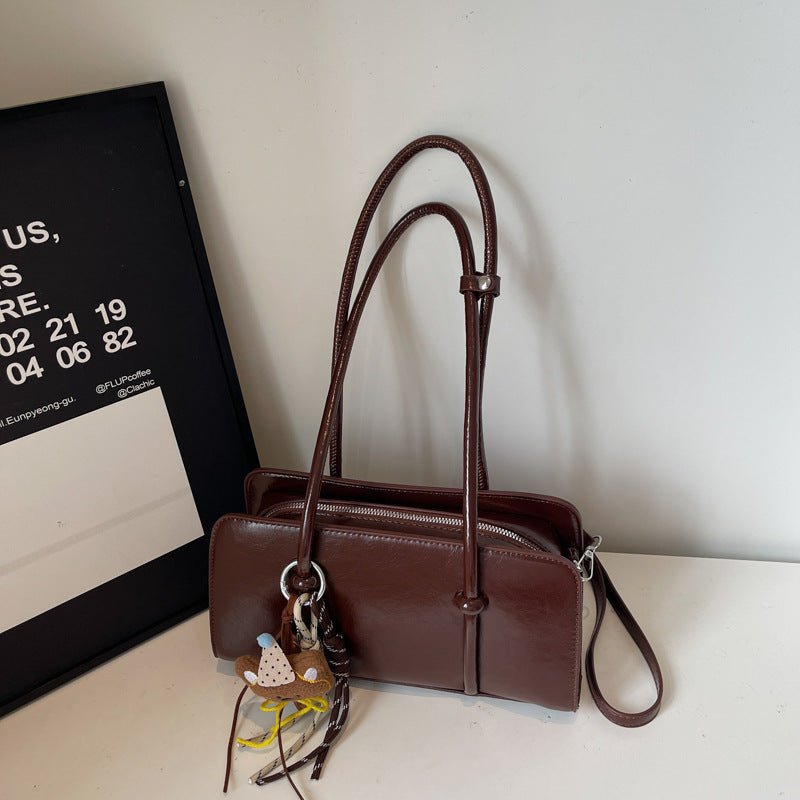 Women's Fashion Underarm Autumn Baguette Trendy Western Women's Messenger Bag