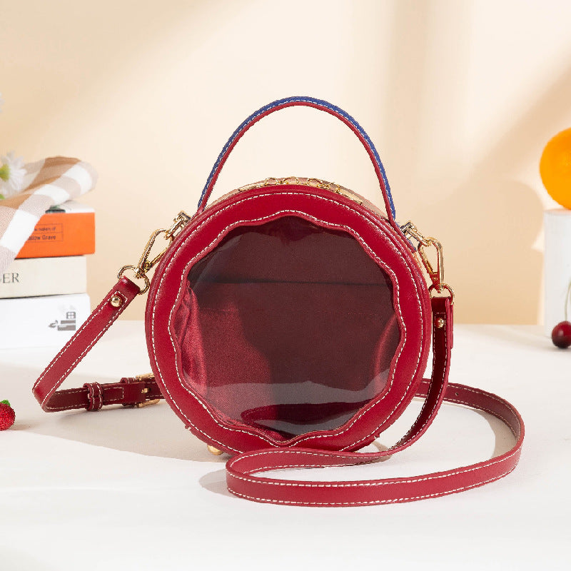 Comfortable Cool Pretty Unique Cartoon Round Women's Messenger Bag