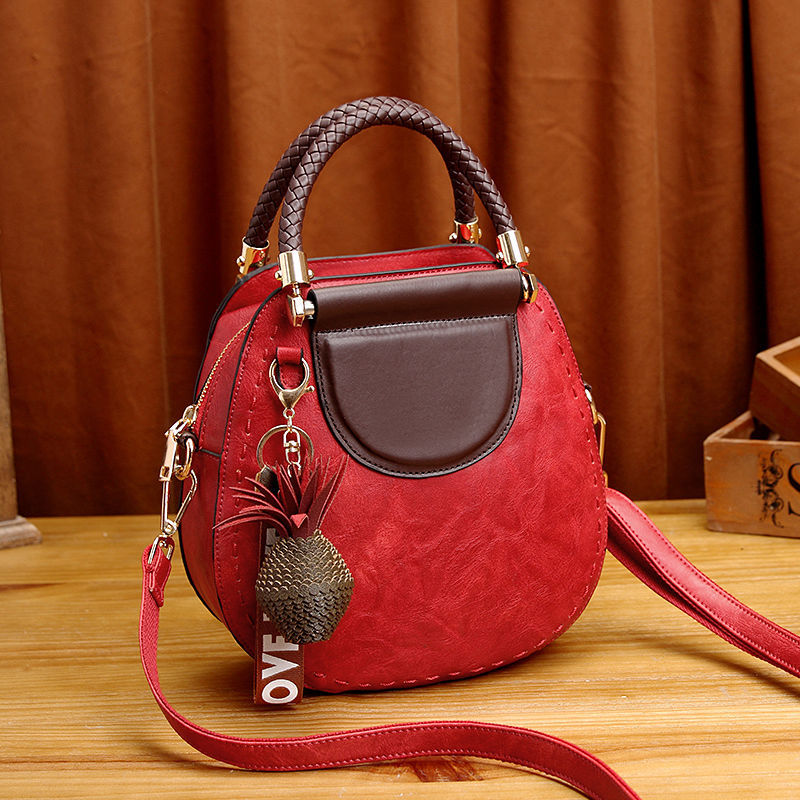 Women's Style Retro Fashion Personalized Woven Textured Women's Handbag
