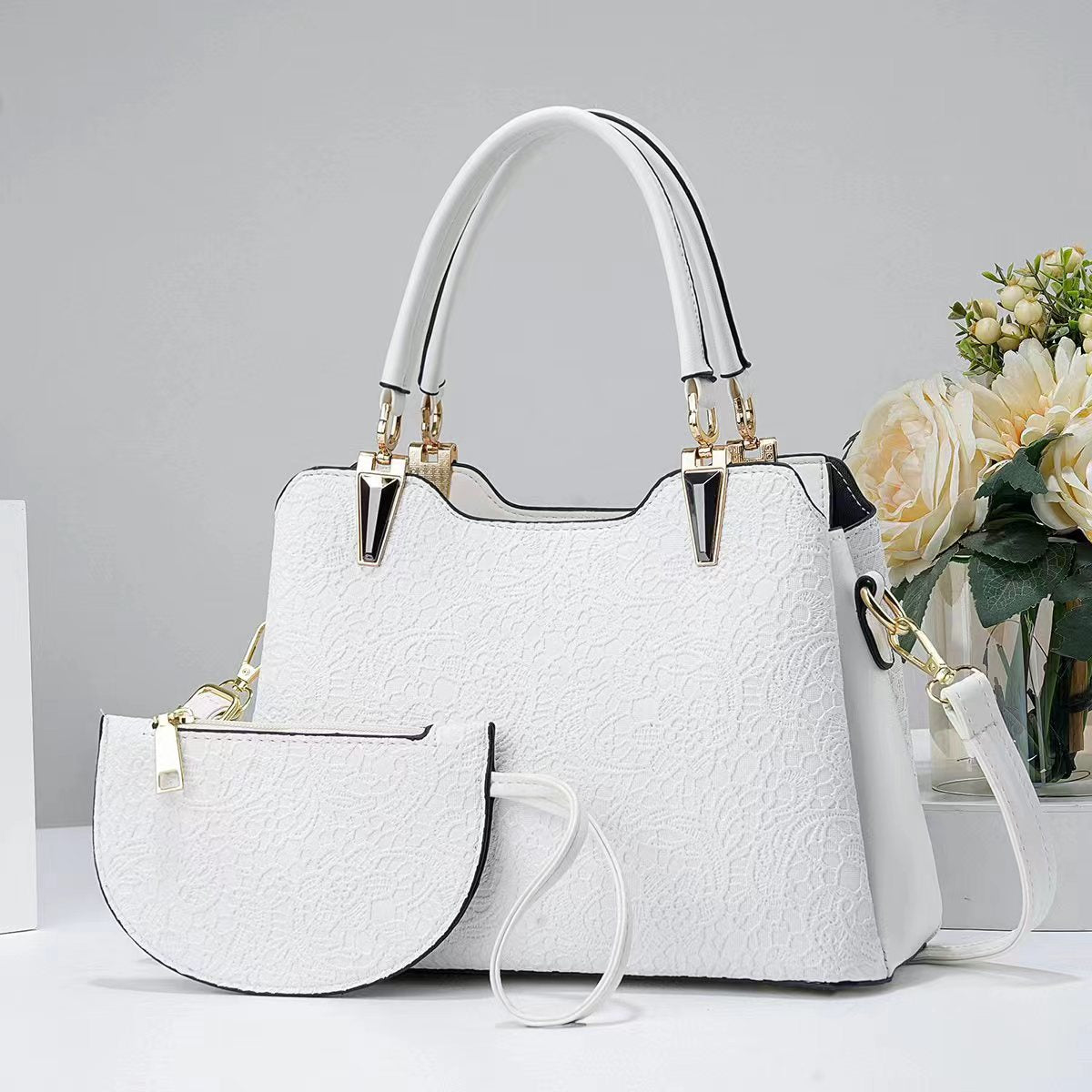 Women's Capacity Elegant Two-piece Set Portable Fashion Bags