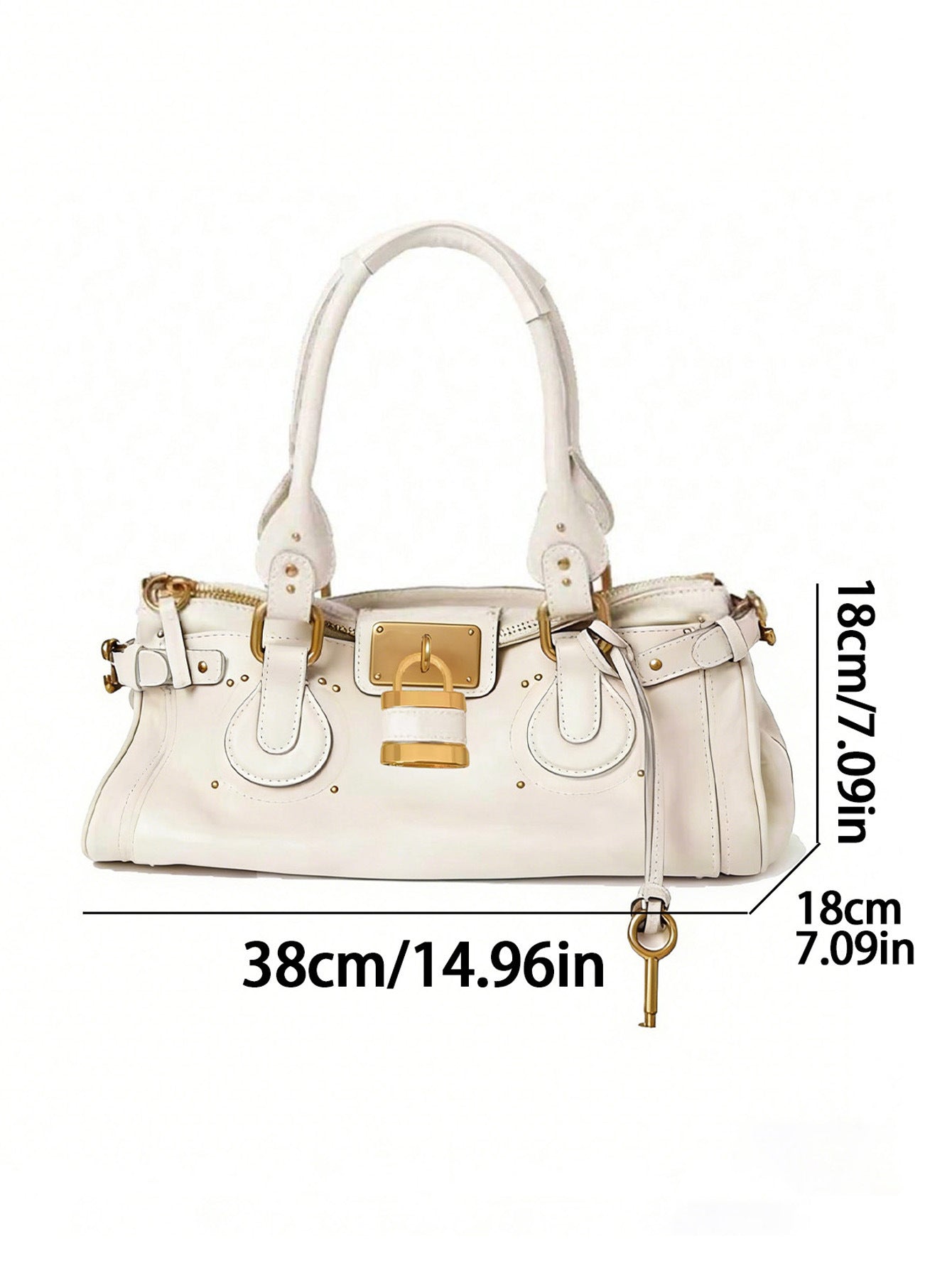 Women's Classic Retro Distressed Chloe Paddington Portable Large Bags