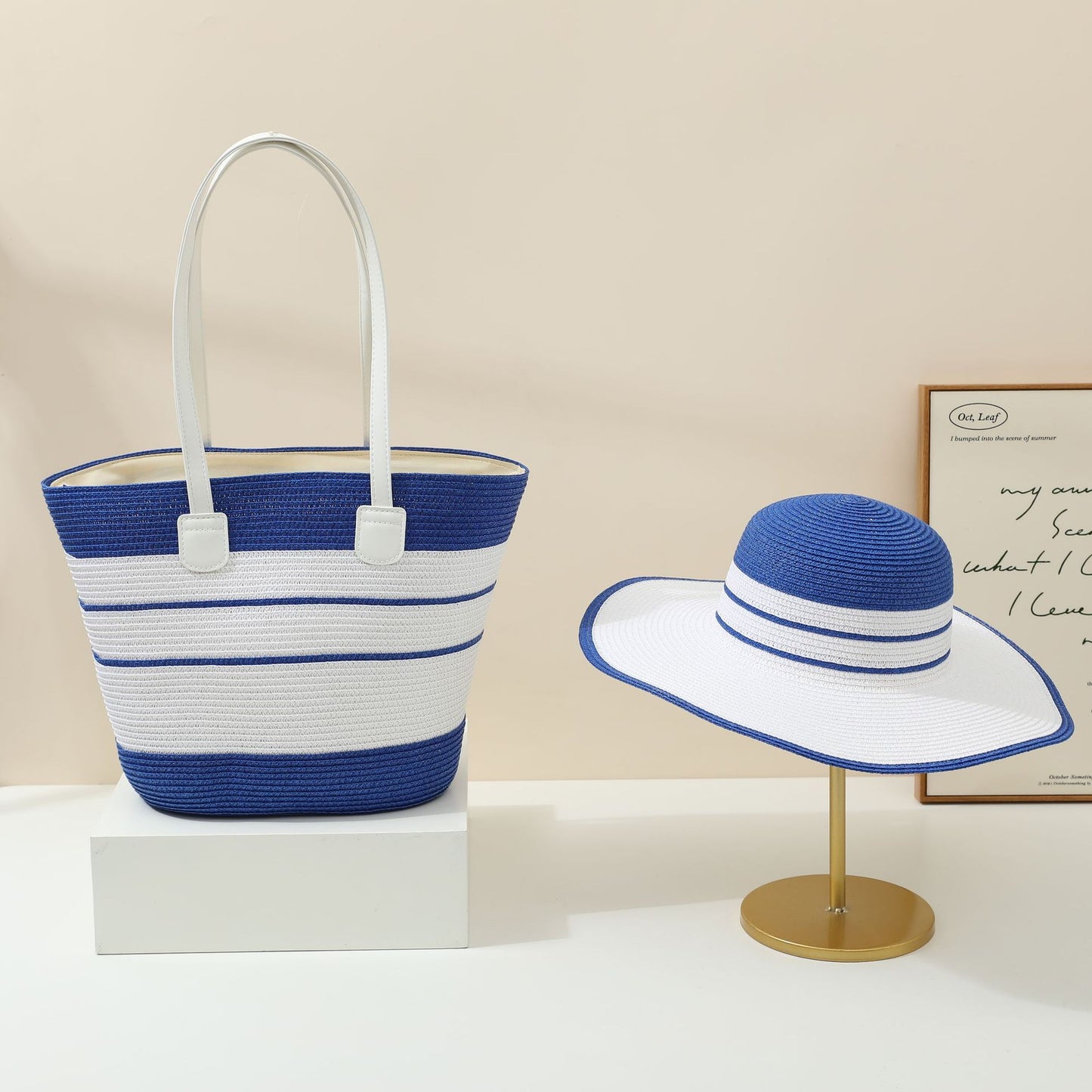 Beach Vacation Versatile Large Capacity Hat Women's Shoulder Bag