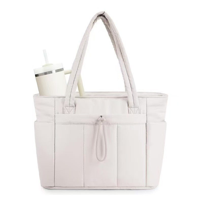 Cotton Fashion Large Capacity Fitness With Wash Tote Bag
