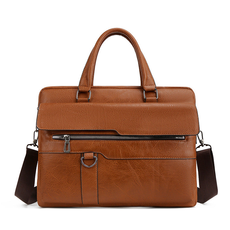 Men's Business Commuter Large Capacity Computer Men's Shoulder Bag
