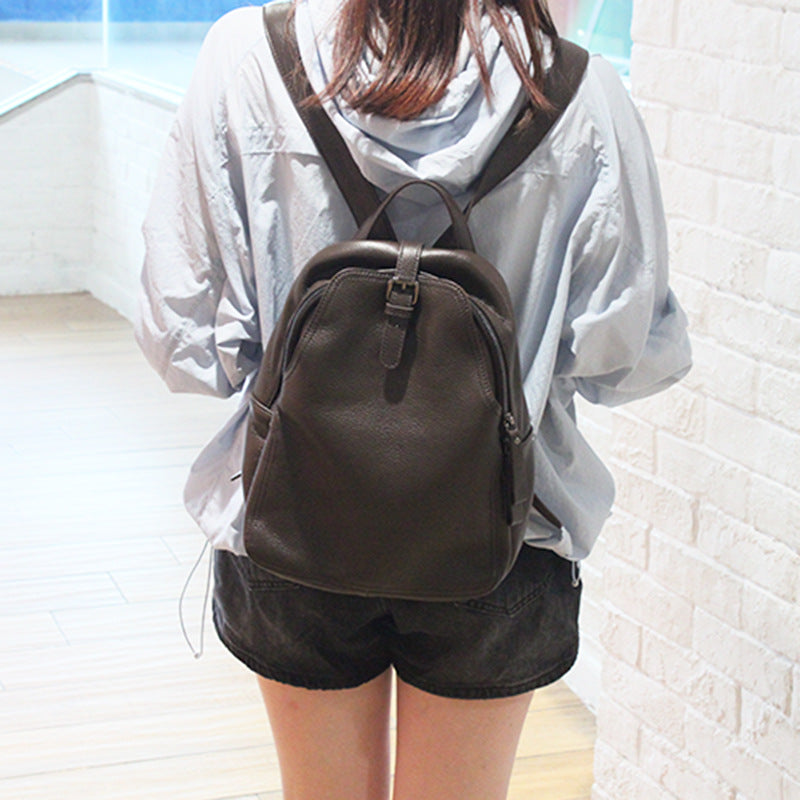 Women's Today Popular Leisure Solid Color Oxford Backpacks