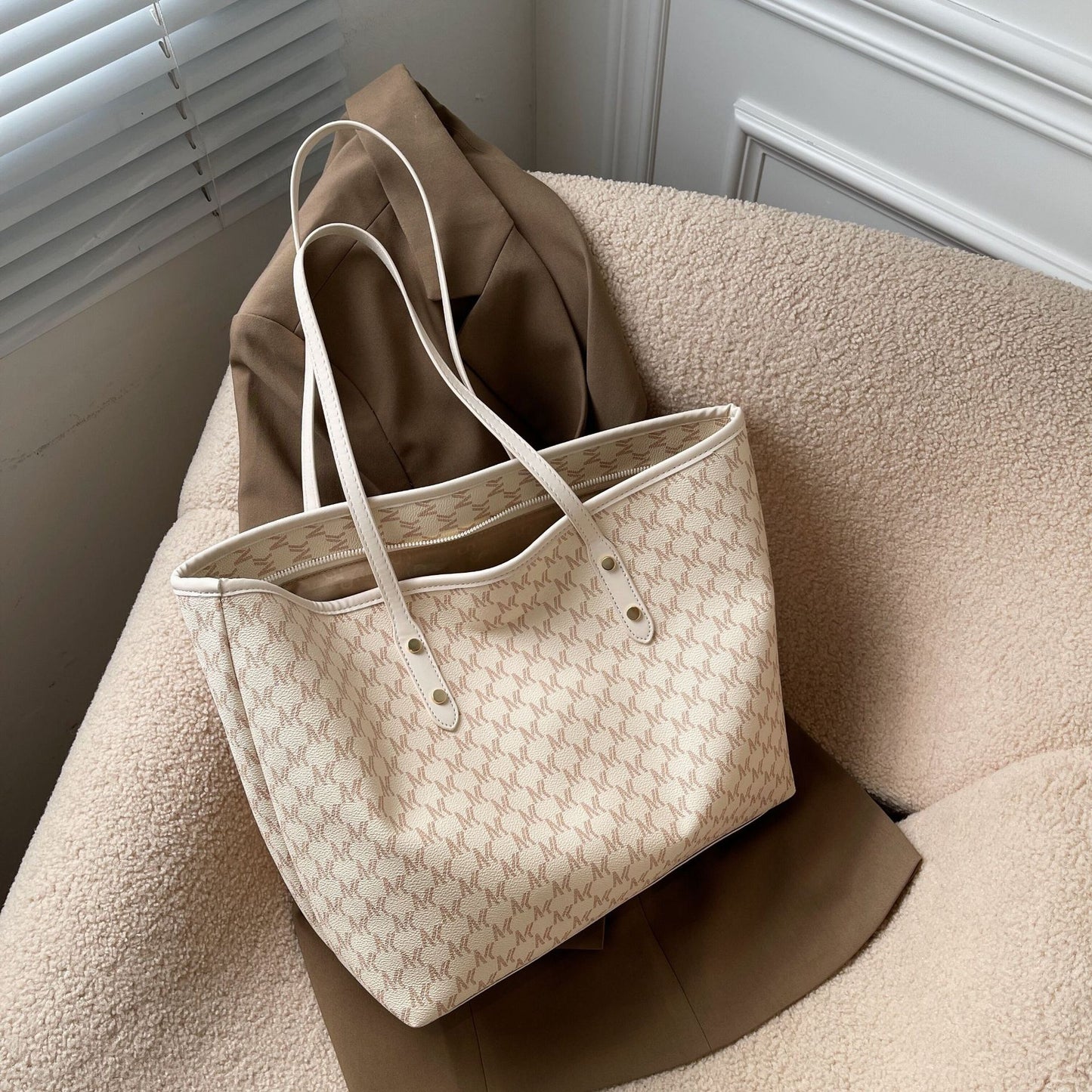 Women's Printed Large Capacity Totes Commute Minimalist Versatile Lightweight Women's Shoulder Bag