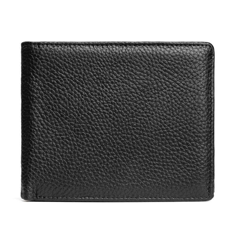 Women's & Men's Cowhide Short With Pocket Trendy Multi Men's Wallet