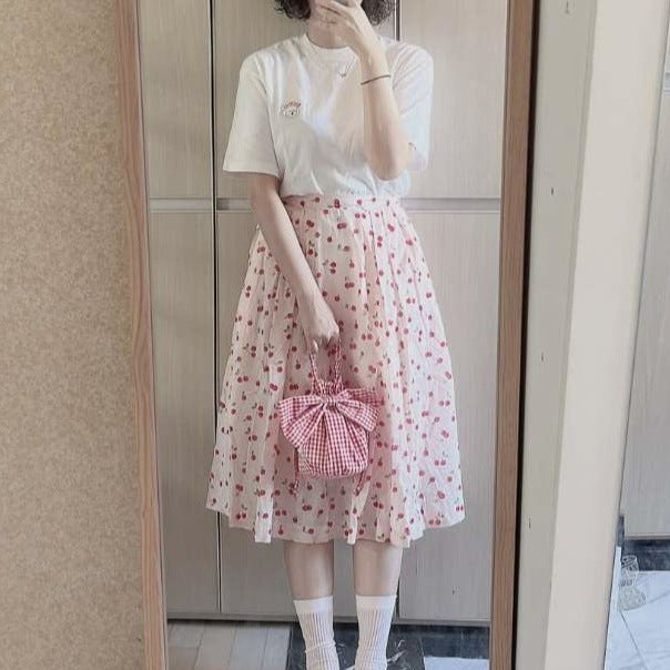 Version Korean Style Big Bow Plaid Women's Handbag