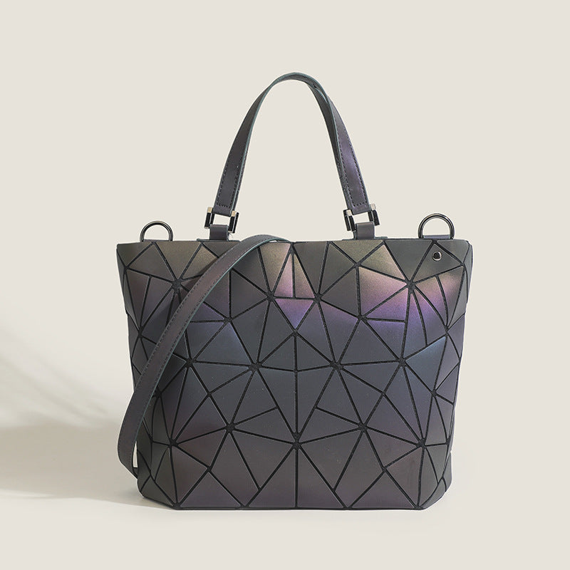 Women's Geometric Rhombus Fashion Large Capacity Women's Shoulder Bag