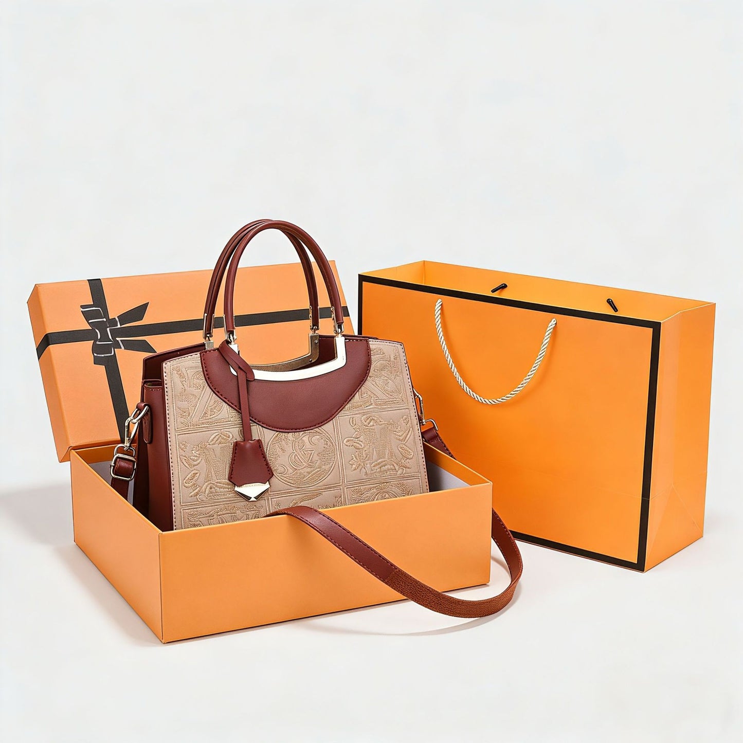 Women's Wedding Light Luxury Large Capacity Embroidered Handbags