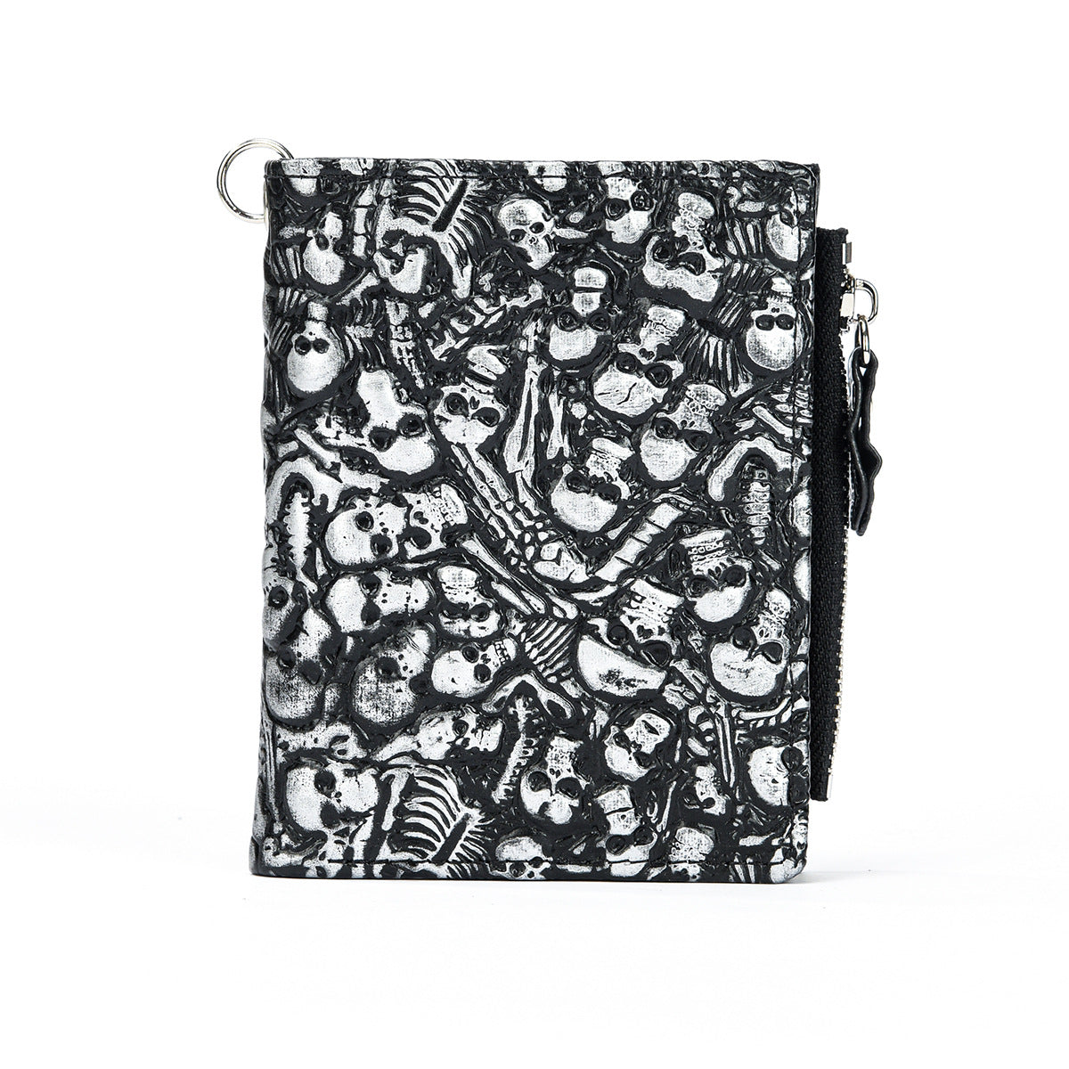Gothic Personality Double-sided Skull Dark Punk Men's Wallet