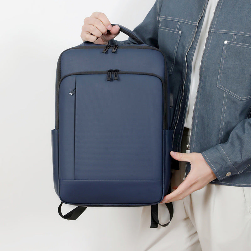 Slouchy Men's Printed Commute Large Capacity Business Backpack