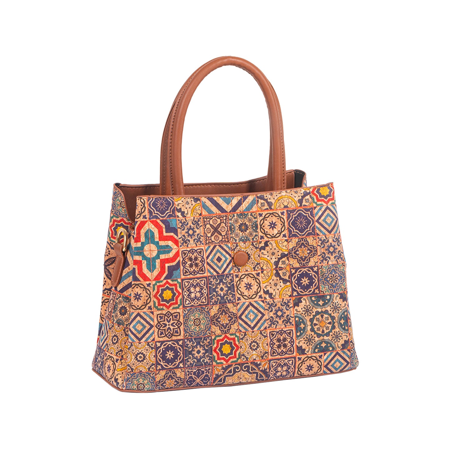Women's Wooden Outer Retro Tree Leather Fashion Handbags