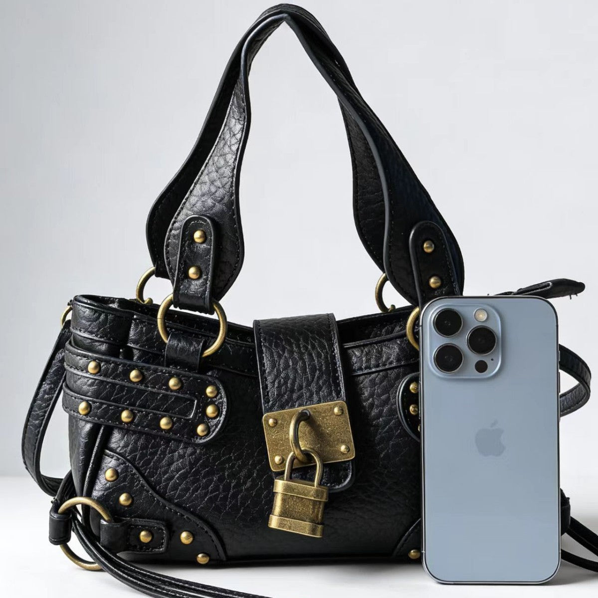 Niche Retro Metal Hot Motorcycle Fashion Bags