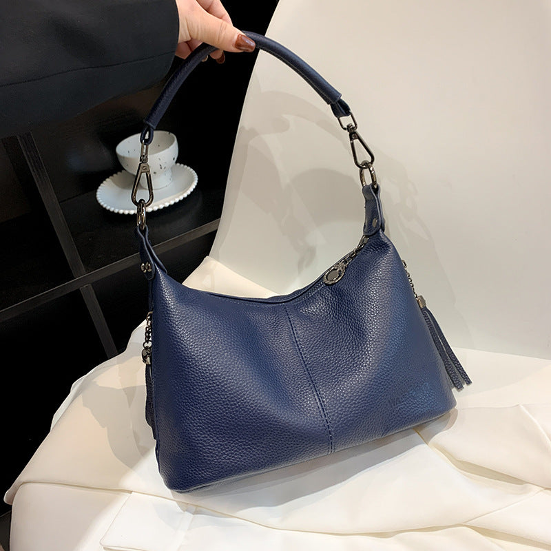 Women's Genuine Leather Portable Cow Korean Style Bags