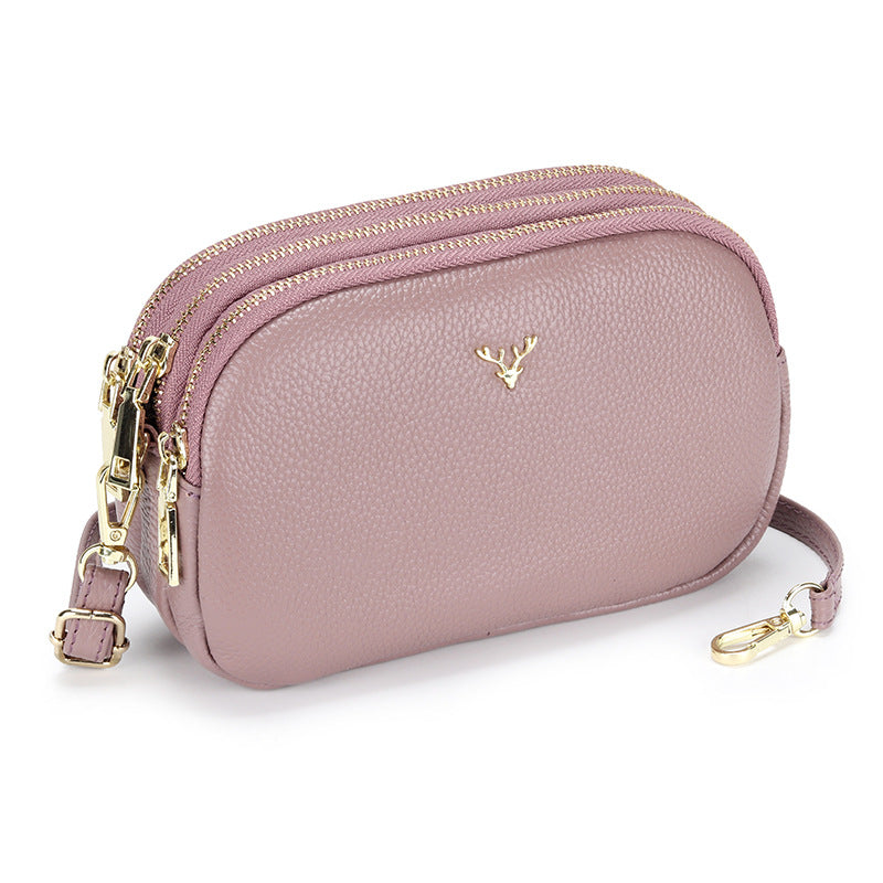 Women's Soft Advanced Texture Exquisite Fashion Simple Women's Leather Bag