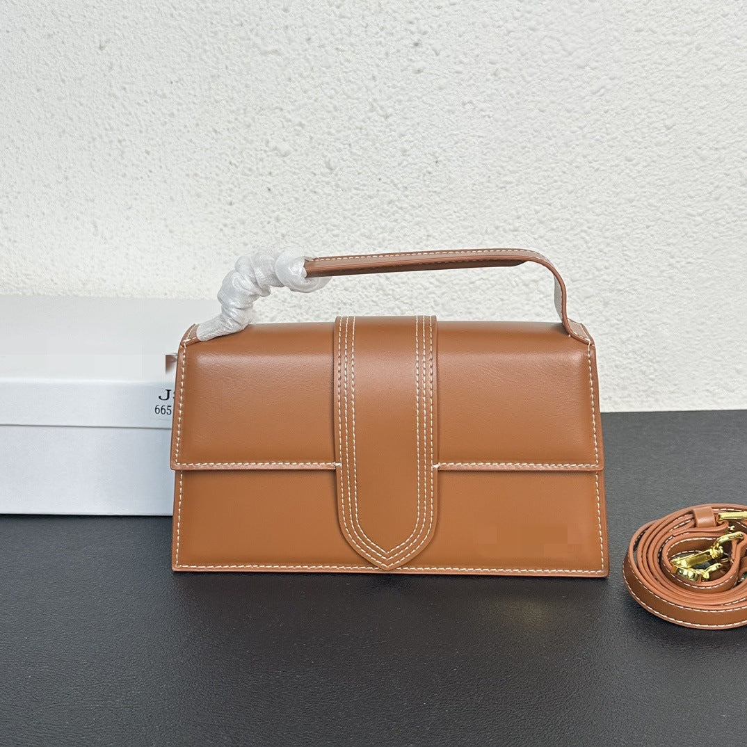 Women's Design Single Hand Flip Advanced Texture Stick Women's Handbag