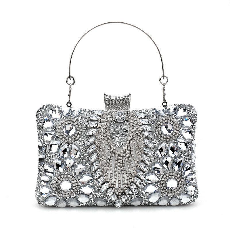 Colorful Diamond Banquet Clutch Fashion Dress Rhinestone Dinner Bag