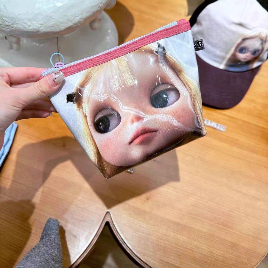 Niche Cartoon Big Eye Doll Mini Coin Purses
