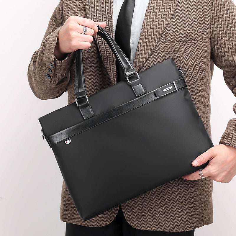 Men's Portable Business Waterproof Nylon Cloth High Men's Tote